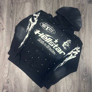 Hellstar Path to Paradise Hoodie Black Size Medium